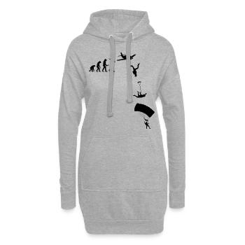 Skydive Freefly Skydiving Skydiving Shirt - Sweat-shirt à capuche long Femme - gris chiné - Devant