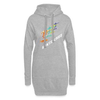 SANTA CRUZ SKATEBOARD GESCHENKE WEIHNACHTEN - Hoodie-Kleid - Grau meliert - Vorne