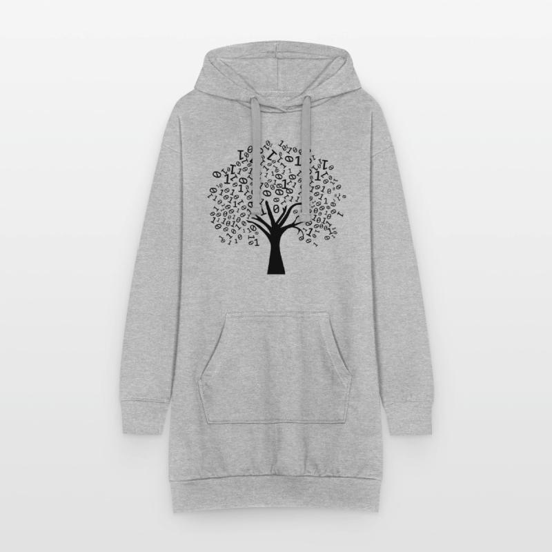 Programmer Binary Tree Hoodie Dress
