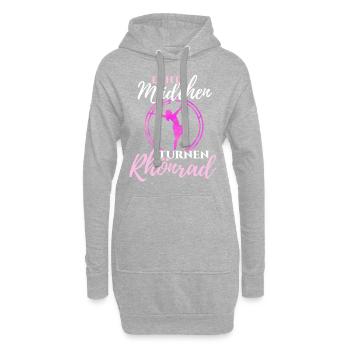 Rhönrad - Hoodie-Kleid - Grau meliert - Vorne