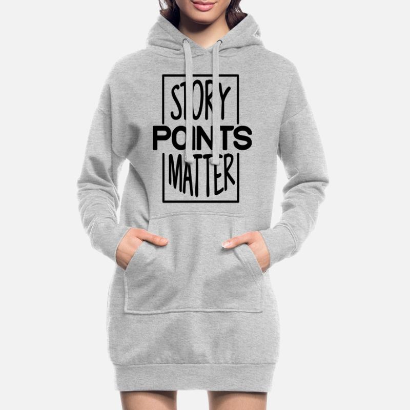 Scrum Story Points Scrum Programmierer Hoodie-Kleid