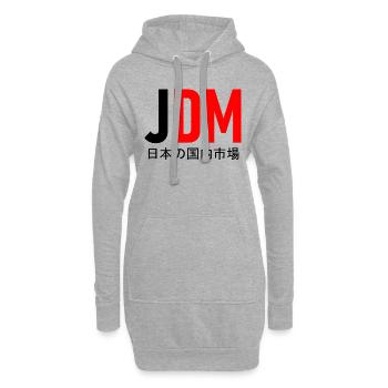 Jdm Japanische Fahrzeuge - Hoodie-Kleid - Grau meliert - Vorne
