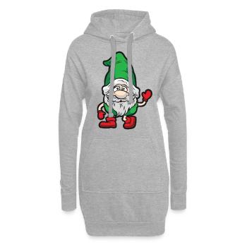 Süßer Zwerg - Hoodie-Kleid - Grau meliert - Vorne