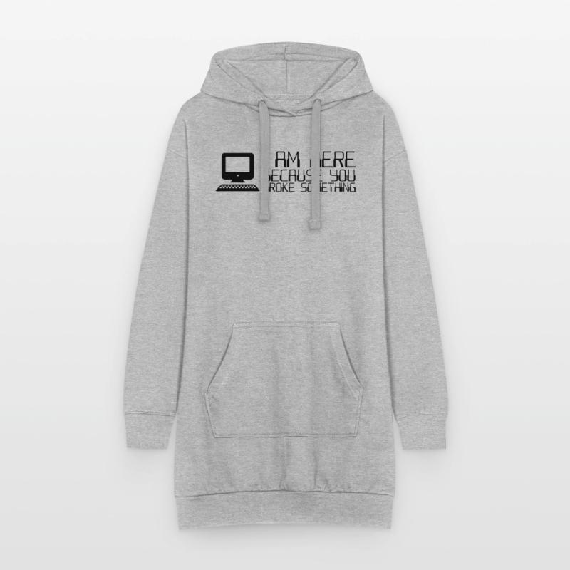 IT Computer IT Support IT Tickersystem Hoodie-Kleid