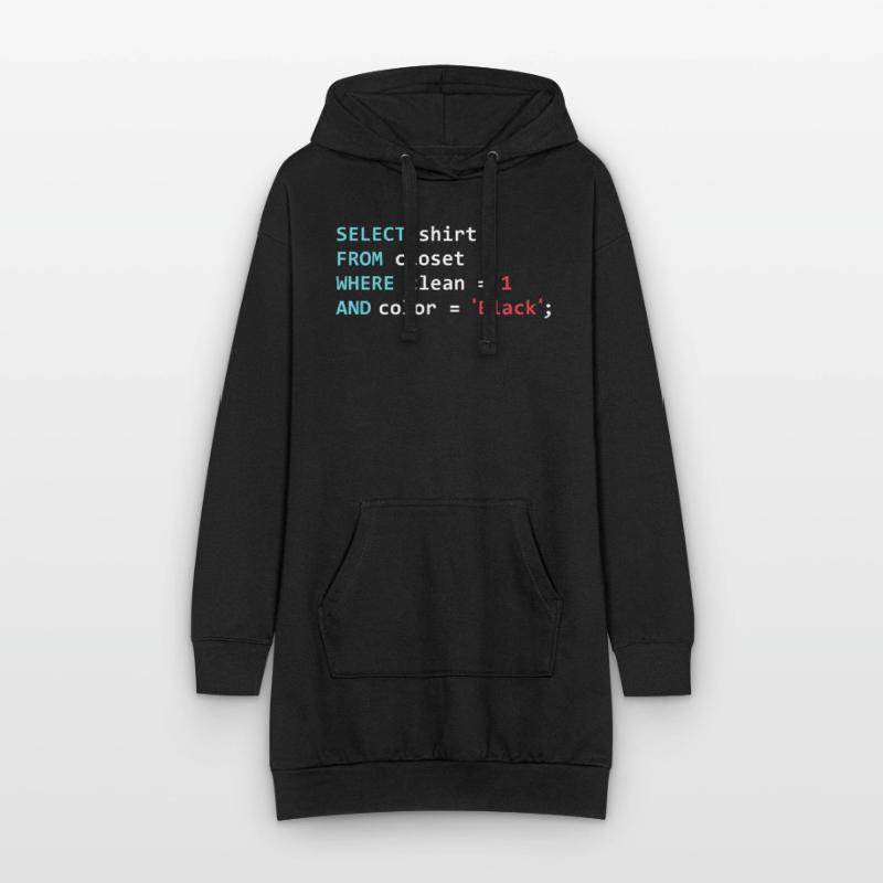 Programmierer Datanbank Lustiges SQL Query Hoodie-Kleid