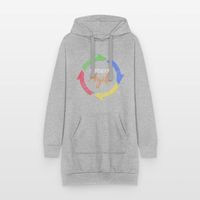 Logiciel Agile Scrum Master Devops Coding Sweat-shirt à capuche long Femme