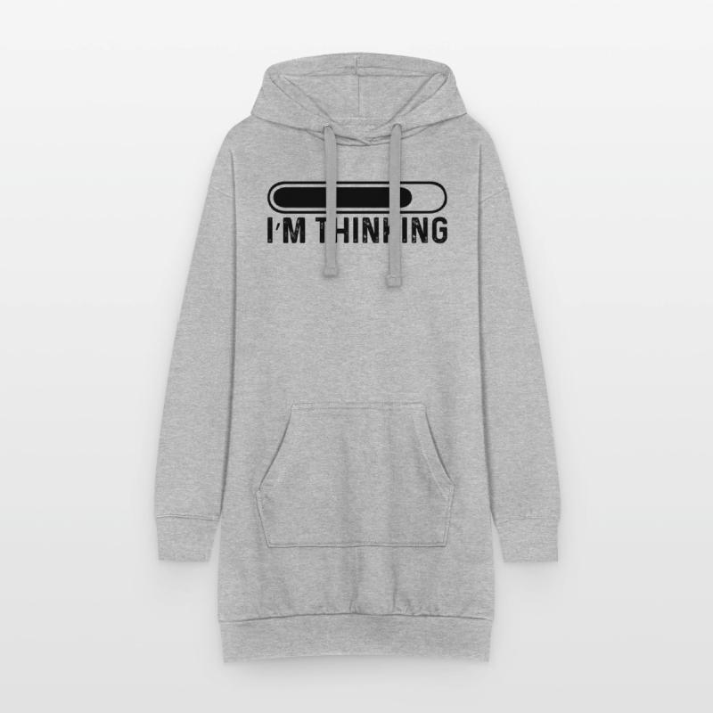 Coding Nerd Gamer I'm Thinking Programmer Hoodie Dress