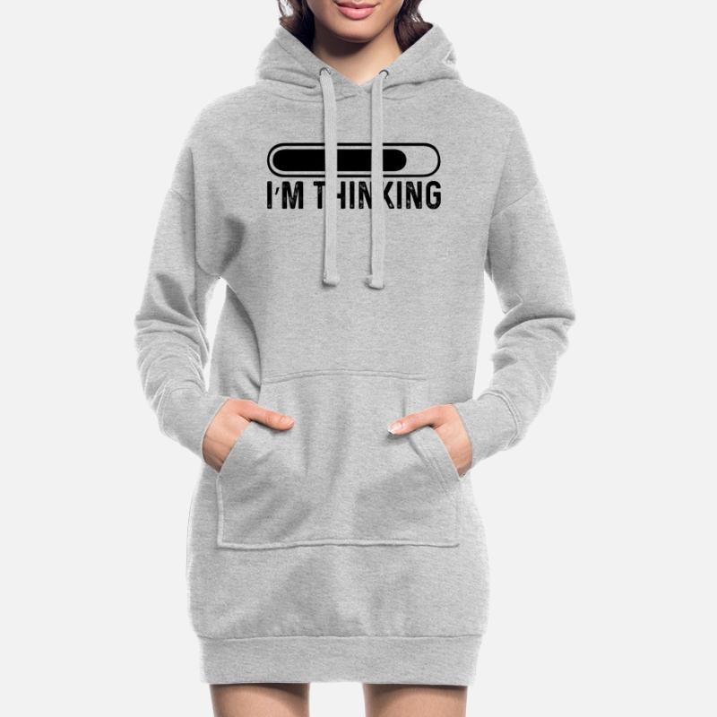 Coding Nerd Gamer I'm Thinking Programmer Hoodie Dress