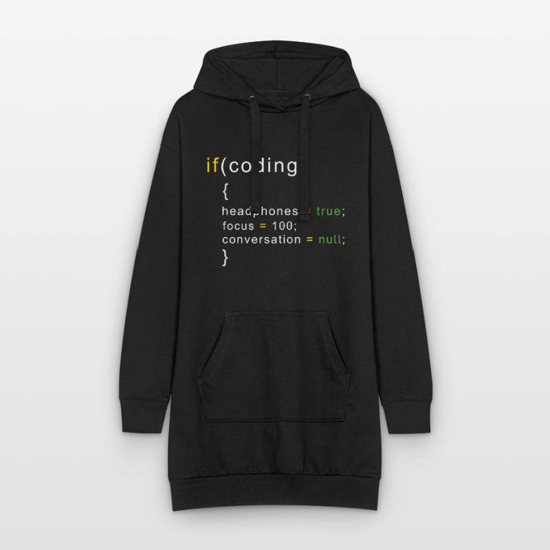 Coder coding Hoodie Dress