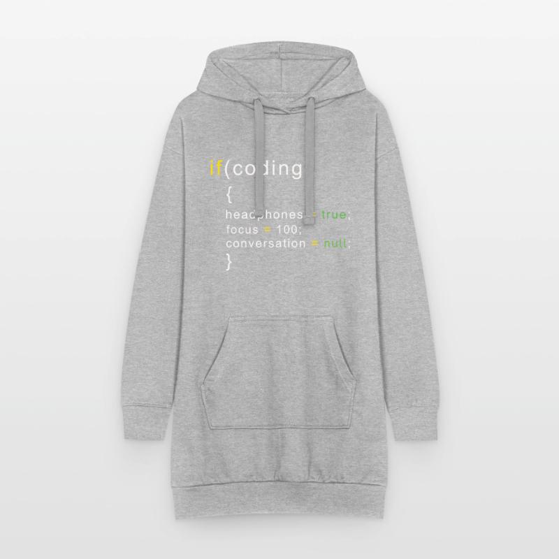 Coder coding Hoodie Dress