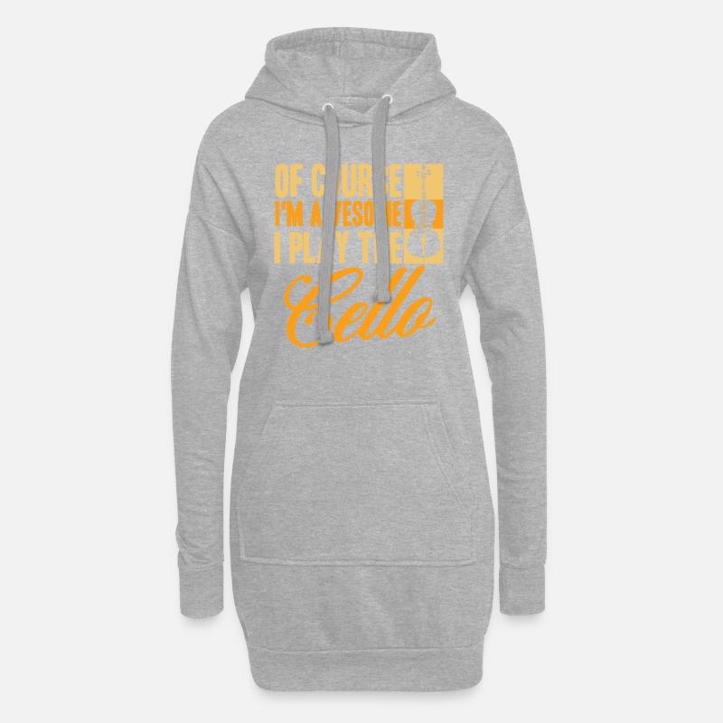 Cello - Hoodie-Kleid - Grau meliert