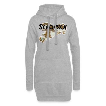 Schorsch - Georg - Säggsch - Hoodie-Kleid - Grau meliert - Vorne