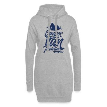 Camping-car reconstruire l'équipe maison de camping-car - Sweat-shirt à capuche long Femme - gris chiné - Devant