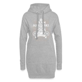 Saalbach T-Shirt Design Team Apres Ski - Hoodie-Kleid - Grau meliert - Vorne