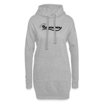 Dire de l'essence pour les femmes qui aiment les voitures - Sweat-shirt à capuche long Femme - gris chiné - Devant