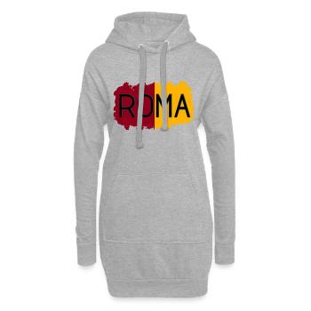Roma - Hoodie-Kleid - Grau meliert - Vorne