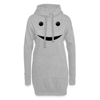 Karneval Milch und Schokolade Er Partner-Kostüm - Hoodie-Kleid - Grau meliert - Vorne