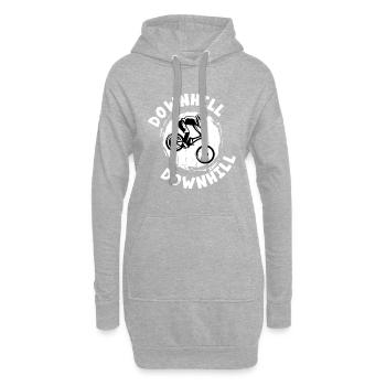 Down Hill MTB - Hoodie-Kleid - Grau meliert - Vorne
