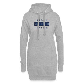 Uhr Uhrmacherei Uhrenmacher Uhrmacher Uhren - Hoodie-Kleid - Grau meliert - Vorne