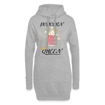 Popcorn costume popcorn reine cinéma carnaval tv - Sweat-shirt à capuche long Femme - gris chiné - Devant