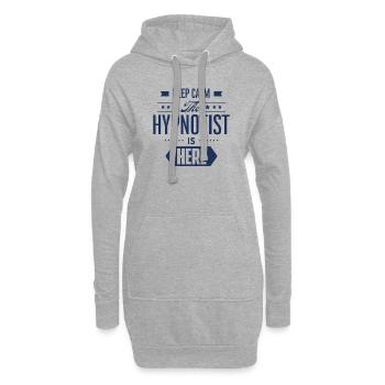 Hypnotiseur Team Hypnotisieren Hypnotisch Hypnose - Hoodie-Kleid - Grau meliert - Vorne