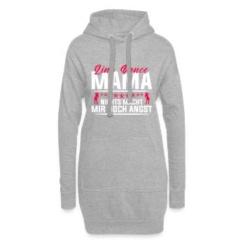 Linedance Line Dance Tanzgruppe Geschenk - Hoodie-Kleid - Grau meliert - Vorne