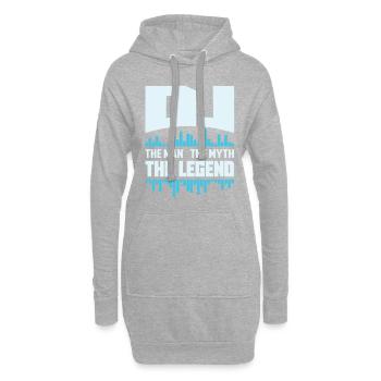 DJ - Sudadera vestido con capucha - gris jaspeado - delante