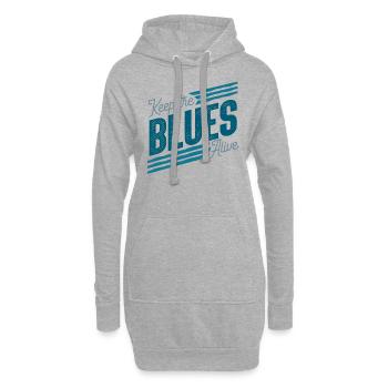 Blues - Hoodie-Kleid - Grau meliert - Vorne