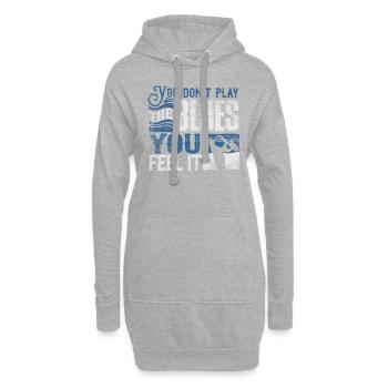 Blues - Hoodie-Kleid - Grau meliert - Vorne