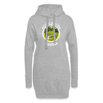 Autriche Autriche Vacances d'été Voyage Voyage - Sweat-shirt à capuche long Femme - gris chiné - Devant