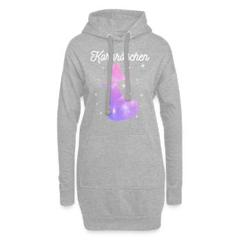 Kornröschen Junggesellinnen Abschied JGA - Hoodie-Kleid - Grau meliert - Vorne