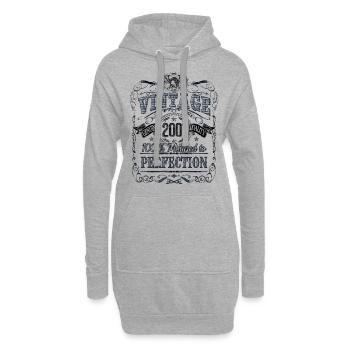 Vintage 2001 Geburtstag Geburtsjahr 2001 Geschenk - Hoodie-Kleid - Grau meliert - Vorne