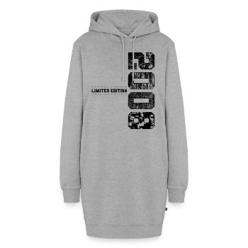 Édition limitée 2008 Année de naissance 2008 Anniversaire - Sweat-shirt à capuche long Femme - gris chiné - Devant