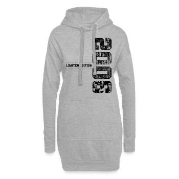 Édition limitée 2006 Année de naissance 2006 Anniversaire - Sweat-shirt à capuche long Femme - gris chiné - Devant