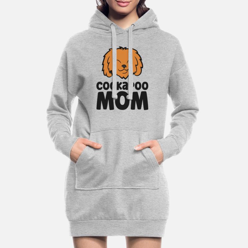 Funny Cockapoo Mom Cockapoo Dog Hoodie Dress