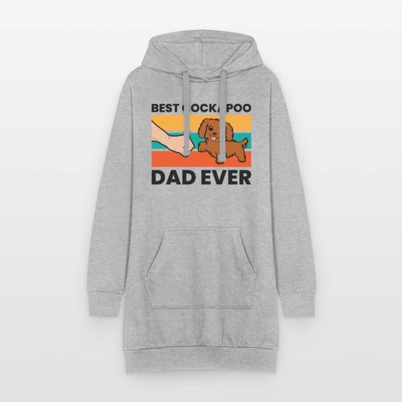 Best Cockapoo Dad Ever Funny Cockapoo Dog Hoodie Dress