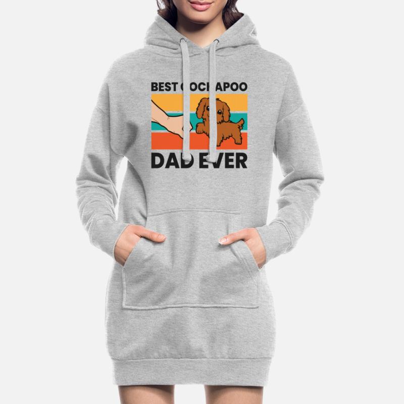 Best Cockapoo Dad Ever Funny Cockapoo Dog Hoodie Dress