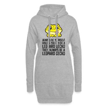 Soyez toujours vous-même, sauf si vous le pouvez - Sweat-shirt à capuche long Femme - gris chiné - Devant