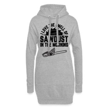 I Love the Smell of Sawdust funny Saw Quotes - Hoodie-Kleid - Grau meliert - Vorne