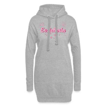Kindergärtner Abschluss-Geschenk Erzieherin - Hoodie-Kleid - Grau meliert - Vorne