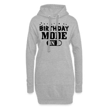 Mode Anniversaire sur Mode Anniversaire sur - Sweat-shirt à capuche long Femme - gris chiné - Devant