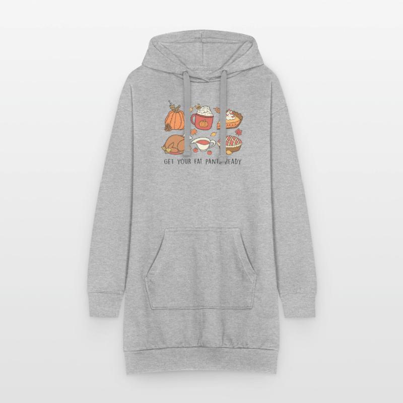 Put on your gouges Thanksgiving Design Hoodie Dress