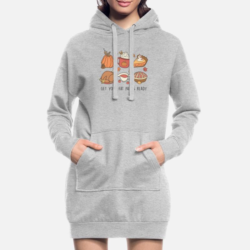 Put on your gouges Thanksgiving Design Hoodie Dress