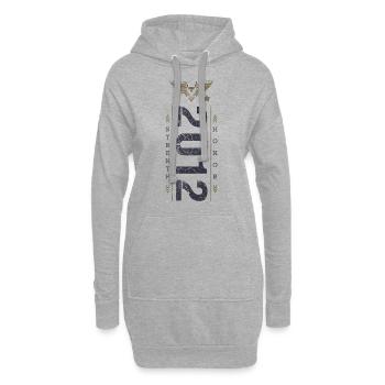 Edition Limitée 2012 Anniversaire Force et Honneur - Sweat-shirt à capuche long Femme - gris chiné - Devant