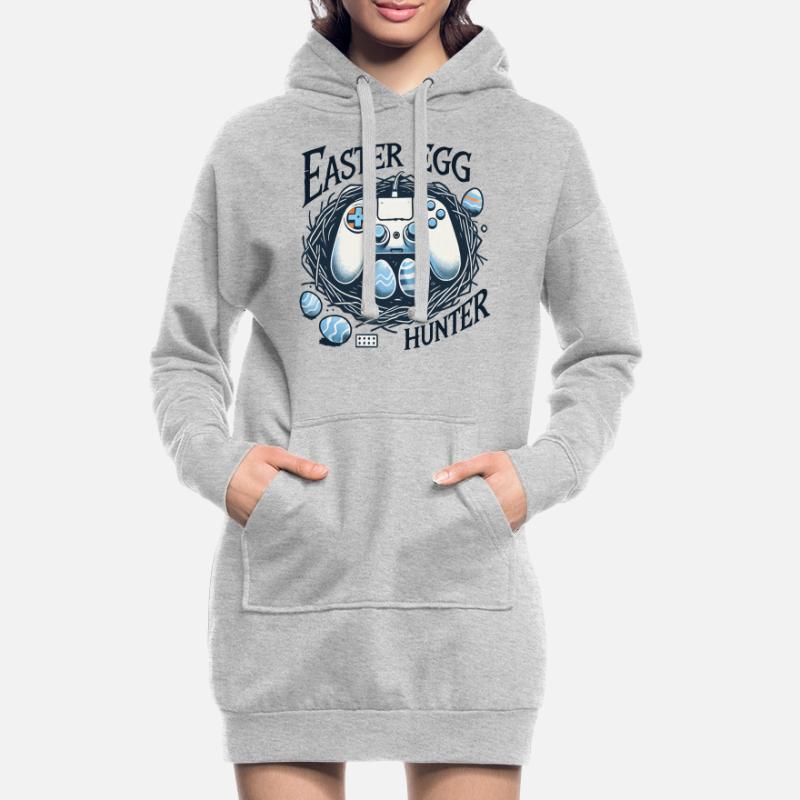 Gaming Easter Egg Hunter Controller Design Hoodie Dress