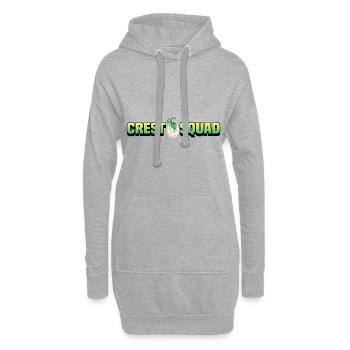 Dinosaurier Kindergeburtstag - Hoodie-Kleid - Grau meliert - Vorne