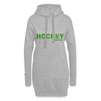 Hockey sur gazon Hockey Terrain de hockey Hockey sur gazon artificiel - Sweat-shirt à capuche long Femme - gris chiné - Devant