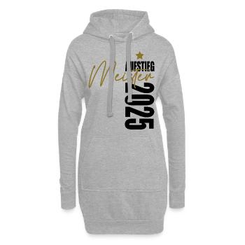 Meister 2025 Aufstiegstrikot Aufstieg 25 - Hoodie-Kleid - Grau meliert - Vorne