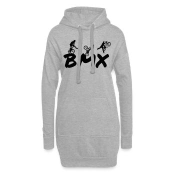 BMX - Hoodie-Kleid - Grau meliert - Vorne