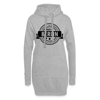Made in BERLIN - Hoodie-Kleid - Grau meliert - Vorne